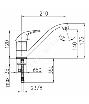 Смеситель Armatura Kroma 543-935-00