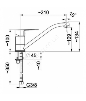 Смеситель Armatura Sofit 5113-915-00