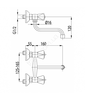 Смеситель Armatura Standard 320-480-00