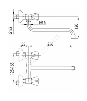 Смеситель Armatura Standard 320-680-00