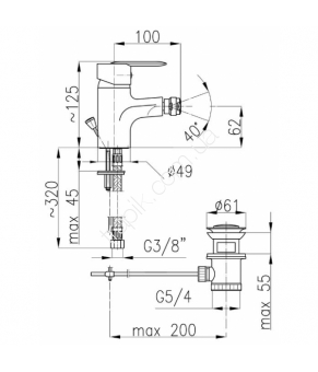 Смеситель Armatura Amber 587-045-00