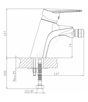 Смеситель Armatura Topaz 4017-015-00