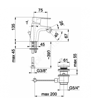 Смеситель Armatura German 4517-015-00