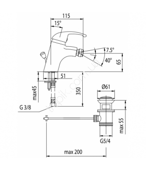 Смеситель Armatura Piryt 447-045-00