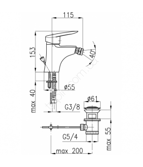 Смеситель Armatura Salit 4507-015-00