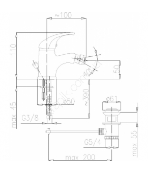 Смеситель Armatura Baryt 557-015-00