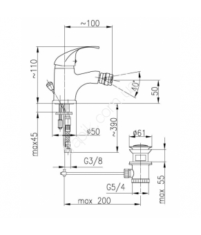 Смеситель Armatura Ecokran 5517-055-00