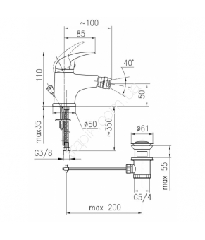 Смеситель Armatura Ferryt 547-055-00