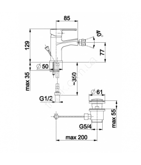 Смеситель Armatura Jadeit 5217-014-00