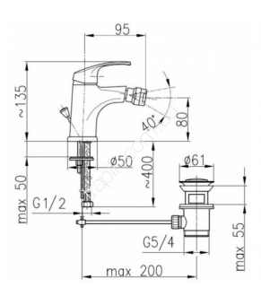 Смеситель Armatura Krzem 4217-014-00