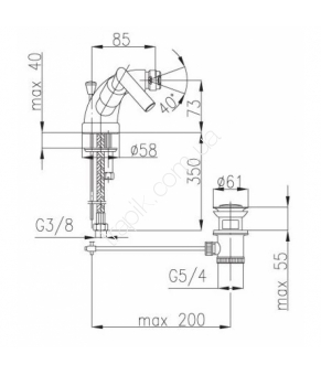 Смеситель Armatura Harmonic 347-025-00