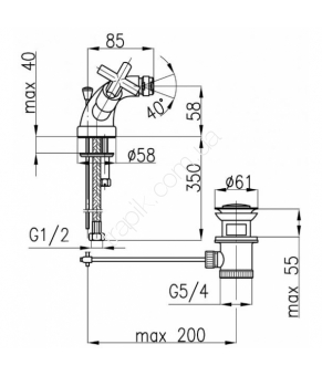 Смеситель Armatura Symetric 347-014-00