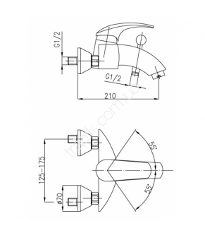 Смеситель Armatura Ametyst 404-010-00