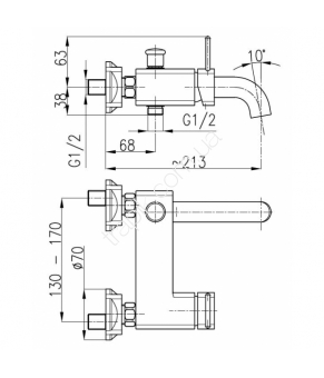 Смеситель Armatura Brylant 4304-010-00
