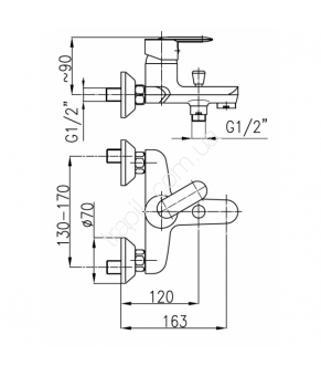 Смеситель Armatura Cyrkon 584-010-00