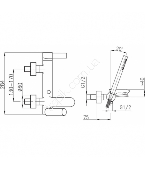 Смеситель Armatura Malachit 4404-510-00