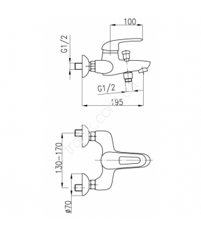 Смеситель Armatura Albit 4604-010-00