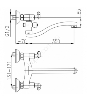 Смеситель Armatura Harmonic 348-725-00