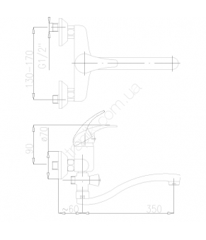 Смеситель Armatura Nefryt 508-715-00