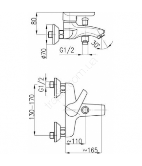 Смеситель Armatura Obsydian 5104-010-00