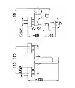 Смеситель Armatura Selen 4414-010-00