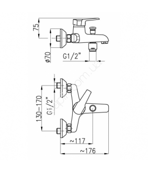 Смеситель Armatura Beryl 4804-010-00