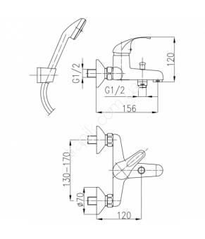 Смеситель Armatura Ecokran 5514-520-00