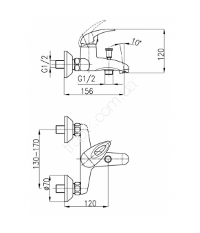 Смеситель Armatura Jaspis 544-010-00