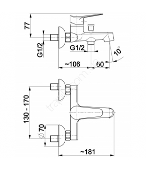 Смеситель Armatura Leonit 5314-010-00