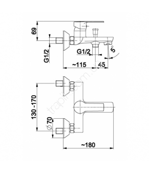 Смеситель Armatura Mohit 5914-010-00