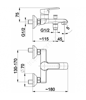 Смеситель Armatura Seelit 5814-010-00