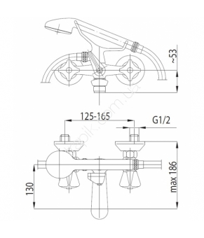 Смеситель Armatura Standard 304-190-00