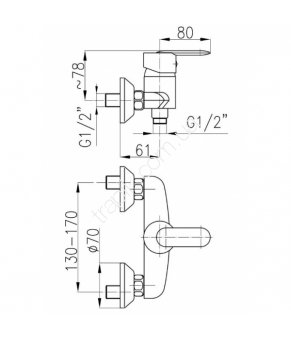 Смеситель Armatura Amber 586-040-00