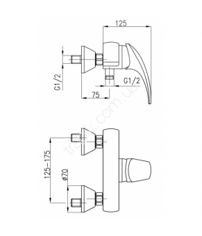 Смеситель Armatura Ametyst 406-010-00
