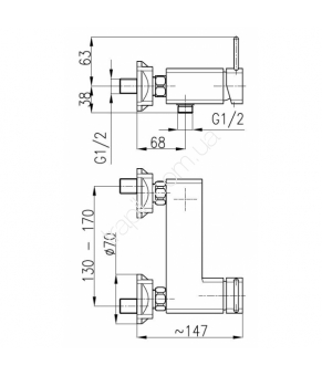 Смеситель Armatura Brylant 4306-010-00