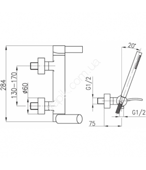 Смеситель Armatura Malachit 4406-510-00