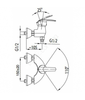 Смеситель Armatura Rubin 566-010-00