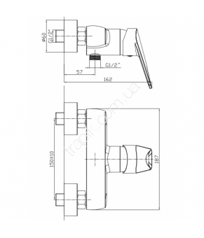 Смеситель Armatura Topaz 4016-010-00