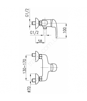 Смеситель Armatura Albit 4606-010-00