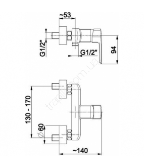 Смеситель Armatura Aquamaryn 4616-010-00