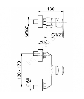 Смеситель Armatura German 4516-010-00