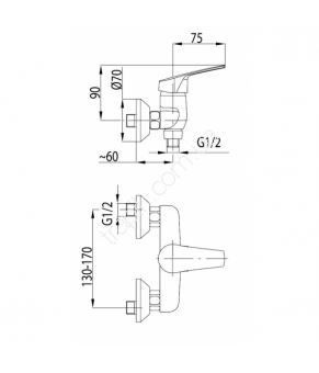 Смеситель Armatura Rodon 456-020-00