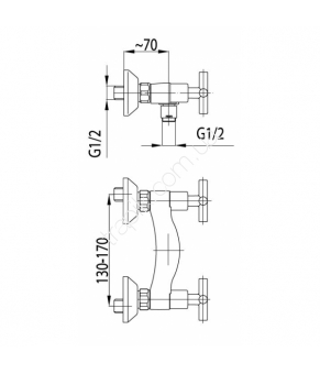 Смеситель Armatura Symetric 346-010-00