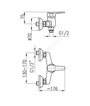 Смеситель Armatura Beryl 4806-010-00