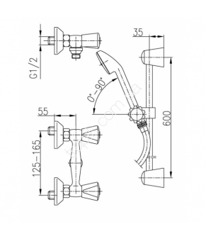Смеситель Armatura Ceramic 336-310-00