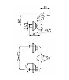 Смеситель Armatura Ferryt 546-050-00