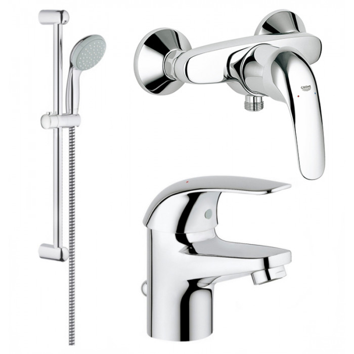 Набір змішувачів Grohe Euroeco 123232S