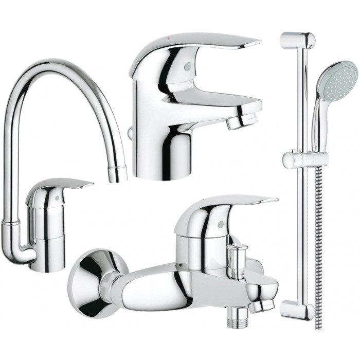 Набір змішувачів Grohe Euroeco 123242K