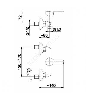Смеситель Armatura Jadeit 5216-010-00