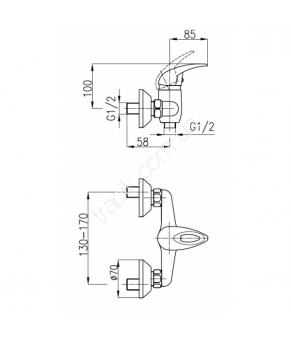 Смеситель Armatura Jaspis 546-010-00